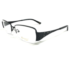 Safilo Eyeglasses Frames EMOZIONI 4343 0006 Black Rectangular Crystals 5... - £43.75 GBP