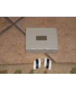 Avon clip=on earrings black and white new - $15.00