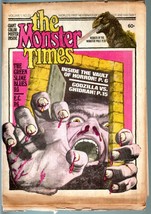 The Monster Times #22-1973-GODZILLA-EC COMICS-VAULT Of HORROR-GREEN SLIME--VG Vg - £25.20 GBP