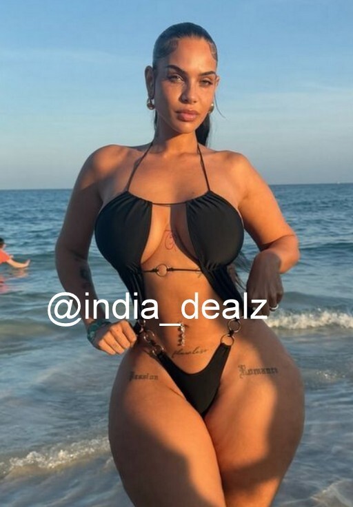 AMIRAH DYME Foto grande nero culo busty bikini perizoma modello sexy don... - $7.32+