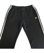 Adidas Mens Sweatpants Size L Large Active Pants Black White Stripes - $25.35 CAD