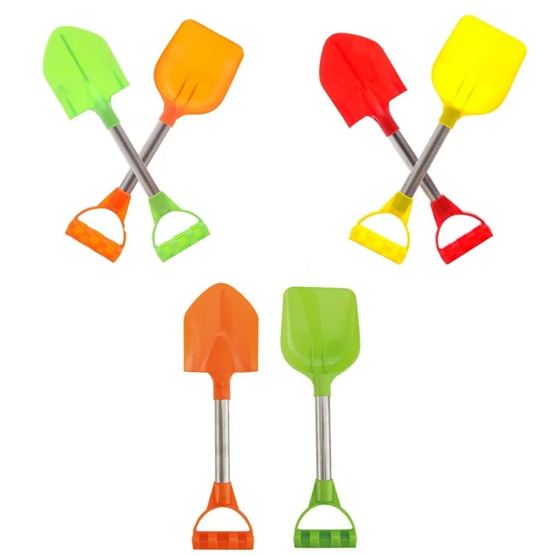 2Pcs/Set Baby Snow Beach Sand Shovels Toy Summer Kids Beach Toys With Handle For - £8.61 GBP