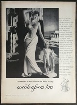 Vintage 1956 Maidenform Bra Venus de Milo Full Page Original Ad 823 - $6.92