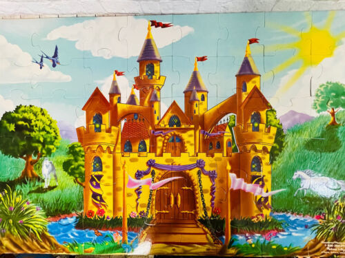 Melissa and Doug Fairy Tale Castle Floor Puzzle 48 Jumbo Pieces Preschool Prince - $7.87