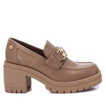 Xti women&#39;s heeled moccasins in Light Brown - £64.66 GBP