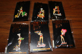 Hooters Restaurant Kitchen Training Pins H.O.A. Staff Lapel Pin Lot Of 6 - New - £39.95 GBP