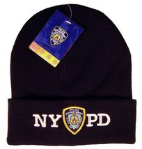 NYPD Winter Hat Beanie Skull Cap Officially Licensed by The New York Cit... - £12.67 GBP