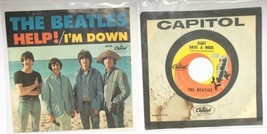 The Beatles Vinyl 45 Help! I&#39;m Down 5476, Eight Days A Week Spoil the Party 5371 - £14.54 GBP
