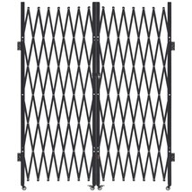 VEVOR Double Folding Security Gate, Outdoor Barricade Steel Retractable ... - $3,653.59 MXN