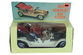 Vintage 1912 New in Box Simplex Rolls Royce Model Car AM Radio TESTED WORKS 10” - £13.67 GBP