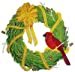 BeyondVision Custom Christmas Wreaths with Bird Color of Nature [Cardinal Wreath Item image 3