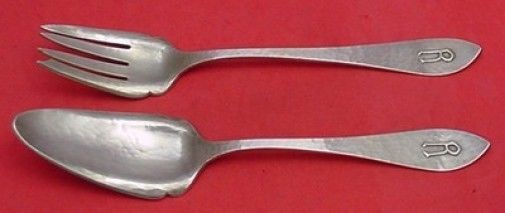 Primary image for Kalo Sterling Silver Vegetable Serving Set w/Applied "R" 2pc