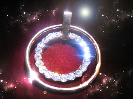 Haunted Necklace Portal Of Instant Luck &amp; Fortune Golden Royal Ooak Magick - £237.26 GBP