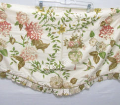 Williamsburg Lightfoot House Floral Ruffled 2-PC Scalloped Valances - £50.71 GBP