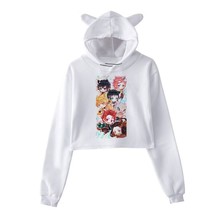  hoodie Women Japanese  2020 winter cropped Tops sweatshirt Plus Size Kawaii  ho - £53.49 GBP