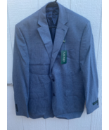 Lauren Ralph Lauren Sport Coat Mens 44 Regular Blue Blazer Jacket 44R - £59.30 GBP