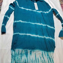 Awesome crinkle shirt new size xl summer pool coverup dress - $17.99