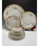 Damars DM Tajimi 5-Pc Place Setting OCCUPIED Japen 1940&#39;s Dinnerware - $27.82