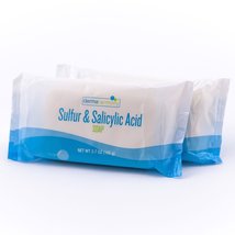 DermaHarmony 10% Sulfur and 3% Salicylic Acid Bar Soap 3.7 oz (2 Bars) - £11.52 GBP