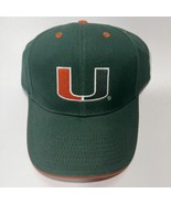 Nos Vintage Miami Hurricanes Signatures Strapback Adjustable Hat Cap Dad... - £21.20 GBP