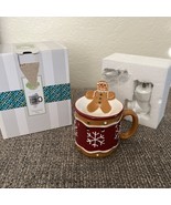 Scentsy Gingerbread Man Wax Warmer Ceramic Electric Full Size Retired Ch... - $25.73