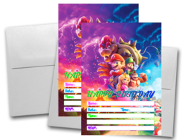 12 Mao Gaming Birthday Invitation Cards (12 White Envelops Included) #2 - £14.97 GBP