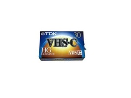 Tdk TC-30 Hg Ultimate VHS-C Blank Cassette Tape - £7.56 GBP