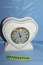 Lenox Heart Roses Home Mantle Shelf Clock - £31.64 GBP
