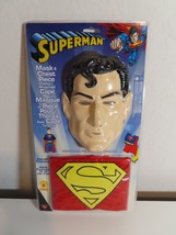 VTG Superman Kids One Size Costume Rubies w/ Mask, Chest/Cape 2000 NEW SEALED - £27.74 GBP