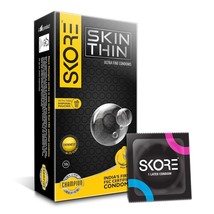Skore SkinThin Ultra Fine Condoms - 1 Pack (10 pieces) - £9.30 GBP