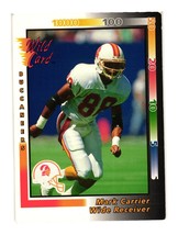 1992 Wild Card #43 Mark Carrier Tampa Bay Buccaneers - £2.33 GBP