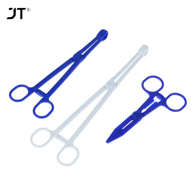 1Pcs Medical Plastic Hemostat Forceps Sharp Mouth Pliers Surgical Cotton... - £8.81 GBP+