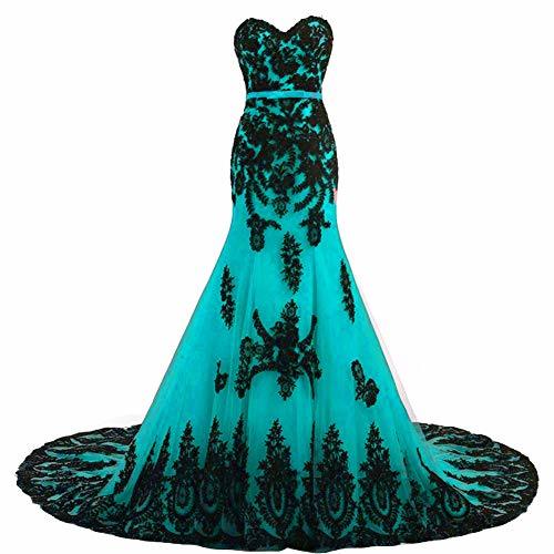 Black Lace Gothic Mermaid Prom Wedding and 50 similar items Black Lace Gothic Mermaid Prom Wedding and 50 similar items