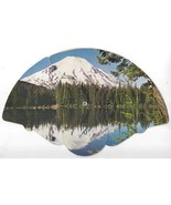 Vintage Mount St. Helens A. Scheer Folding Fan Westville NJ 1st National... - $13.71 CAD