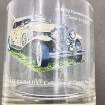 Vintage Wakers DeLuxe 1930 SJ Dusenberg Phaeton Straight 8&#39;s Lowball Rock Glass - £9.66 GBP