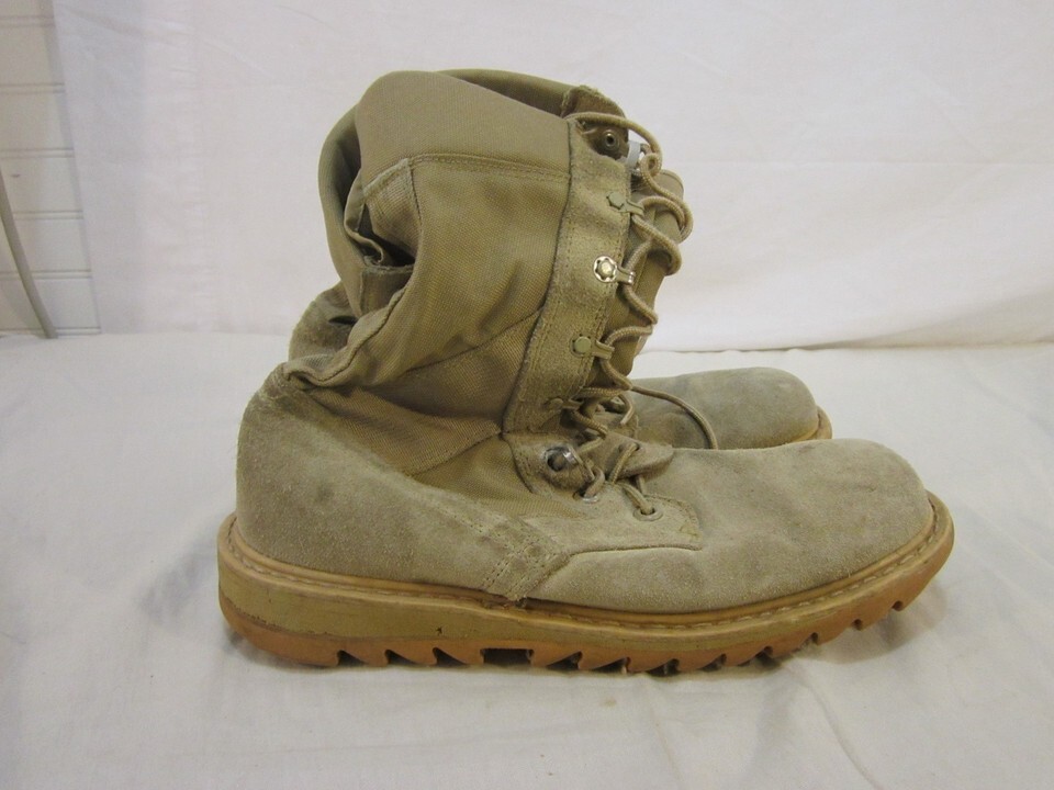 Desert Tan Hot Weather Boots Bum. U Corporation Soles Leather 110502 - $45.53