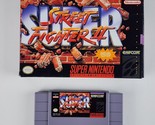 Super Street Fighter II for SNES Game &amp; Box only Vintage Super Nintendo - $98.99