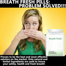 Breath Fresh Bad Breath Pills Tablets Super Strength Removes Smelly Breath - £18.74 GBP