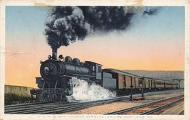 Postcard M C R Rbar Harbor Express Leaving Portland Me. Steam Train Railroad B25 - £7.22 GBP