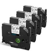 Replacement for Brother P-Touch Label Tape White on Clear TZe-135 Tape 4pk - $184.76 MXN