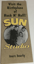 Vintage Sun Studios Elvis Presley Brochure Memphis Tennessee BRO13 - $9.89