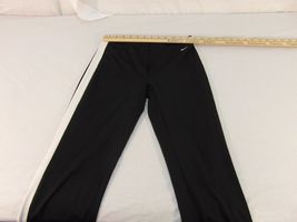 Children Youth Teen Girl's Nike White Striped Black Workout Tights Pants... - $14.97