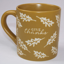 Threshold Fall Autumn Leaves Give Thanks Coffee Mug Tea Cup Beautiful Fa... - $10.70