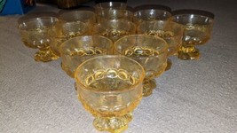 Tiffin Franciscan Madeira Cornsilk Yellow Champagne/Sherbet Glass Set of 12 Nice - £74.72 GBP