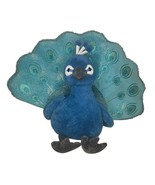 Sparkle Peacock Bird 24&quot; Plush Stuffed Animal Toy HUGE Beautifully Detailed - $58.37 CAD