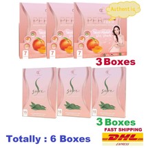 Set 6 Per Peach Fiber 3 + S-Sure 3 Slimming Weight Control SUPPLEMENT BU... - £106.28 GBP