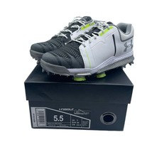 UA Under Armour Tempo Sport Golf Shoes Black White Womens 5.5 - $98.99