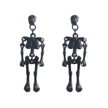 Vintage Gothic Skeleton Dangle Earrings 2021 Jewelry Horror  Punk Earrings For W - £7.12 GBP