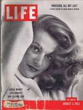 ORIGINAL Vintage Life Magazine August 3 1953 Nicole Maurey - £15.50 GBP