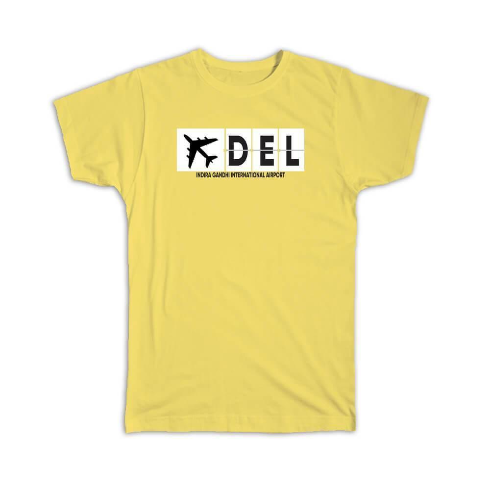 India Indira Gandhi Airport Delhi DEL : Gift T-Shirt Airline Travel Pilot AIRPOR Item image 6